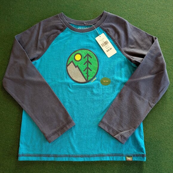 NWT L.L. Bean Boy's Long Sleeve T-shirt 5T 💙 - Picture 1 of 5